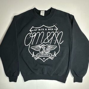 Of Mice & Men Band California Graphic Pullover Sweatshirt Gildan Small Hot Topic
